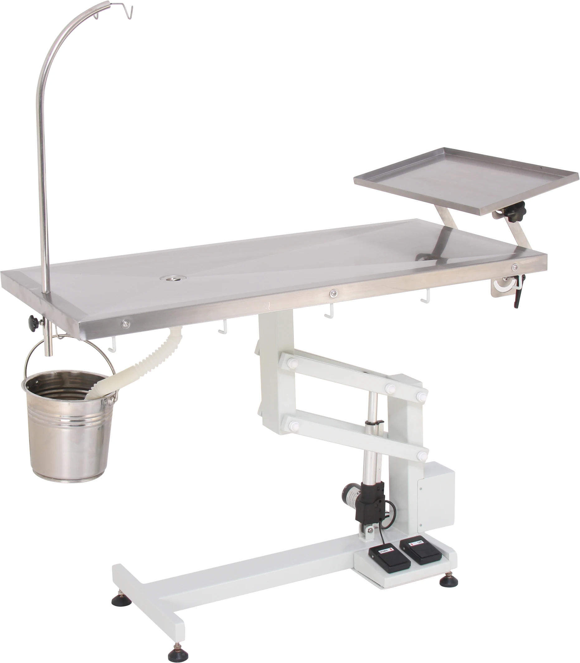

Veterinary Stainless Steel Instrument Elevator Surgical Animal Operating Table for Pet Diagnostics and Operations