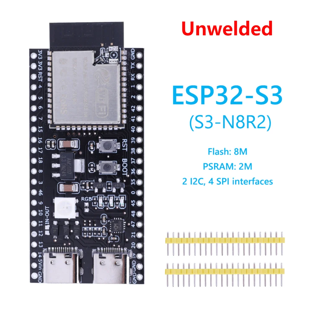 ตัวเลือกสินค้า บอร์ดพัฒนา ESP32-S3 สำหรับโปรเจกต์ IoT