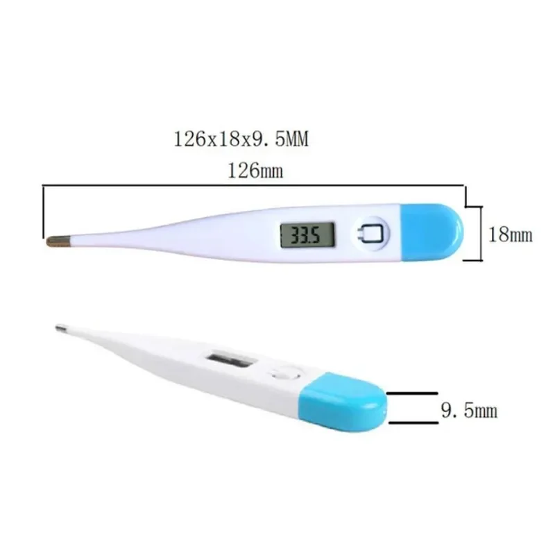 Precision Digital Thermometer for Oral and Underarm Use with Fever Alert and Baby Bath Functionality