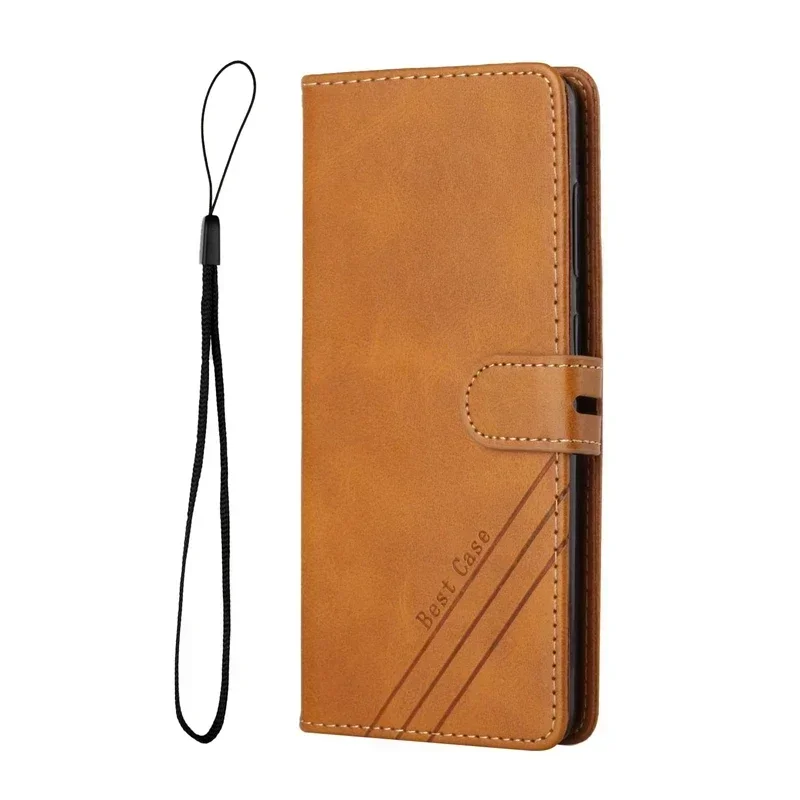 Luxury Leather Flip Wallet Cover