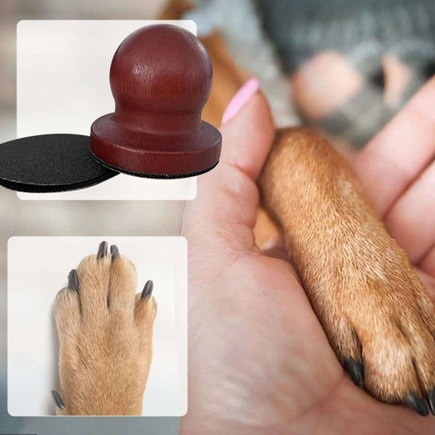 Dog Nail File Manual Wooden Pet Grooming Dogs Scratching Board Grinding Claw Pet Claw Care for Puppy Nail Care Outdoor Indoor