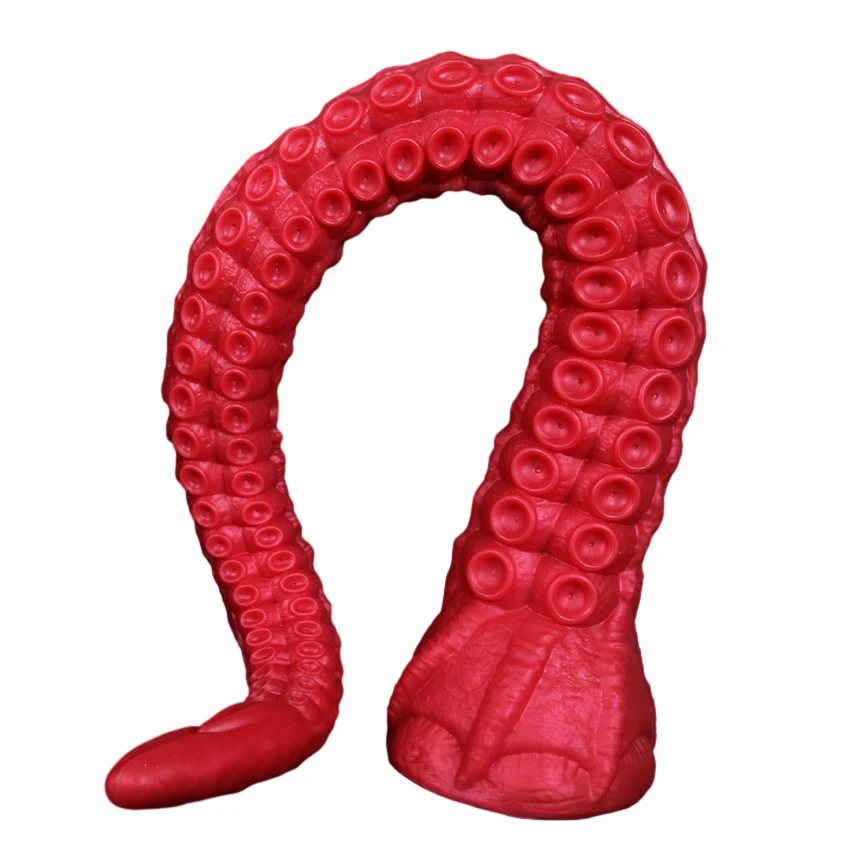 Octopus Tentacle Silicone Anal Dildo For Men And Women_voghion.com