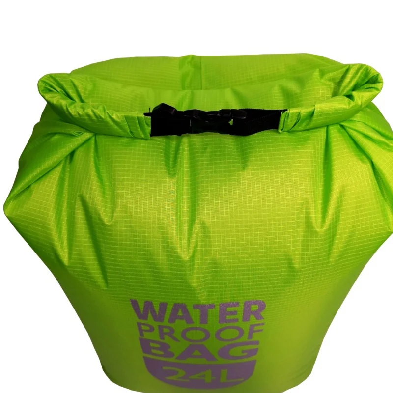 6L/12L/24L Outdoor Dry Waterproof Bag Solid Fashion Light Surfing Swimming Bags Camping Hiking Fishing Rafting Storage Bag