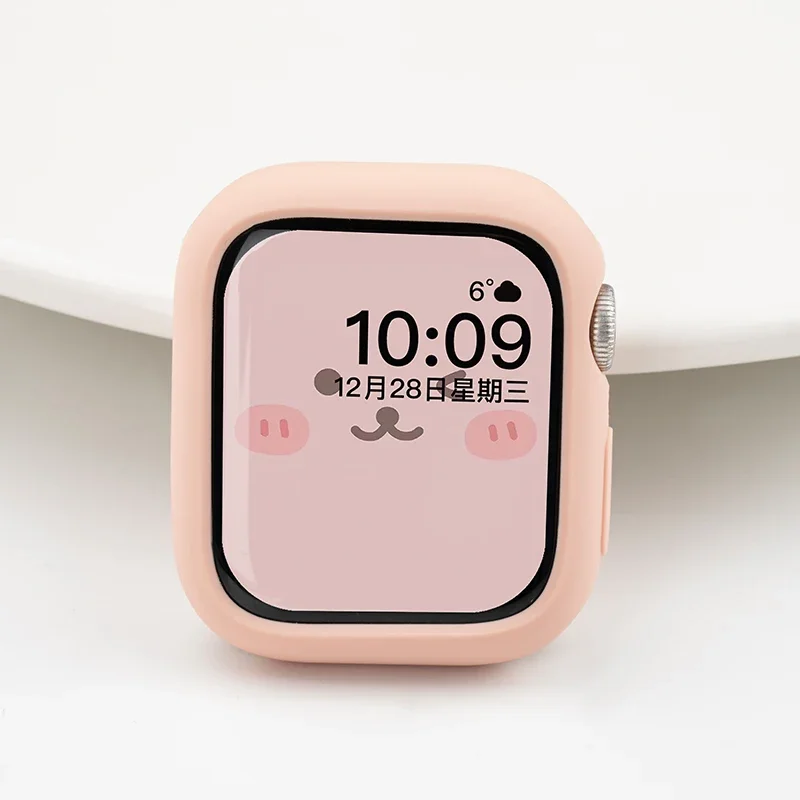 Stylish Candy Silicone Protective Case for Smartwatch - Cute and Durable Bumper Cover