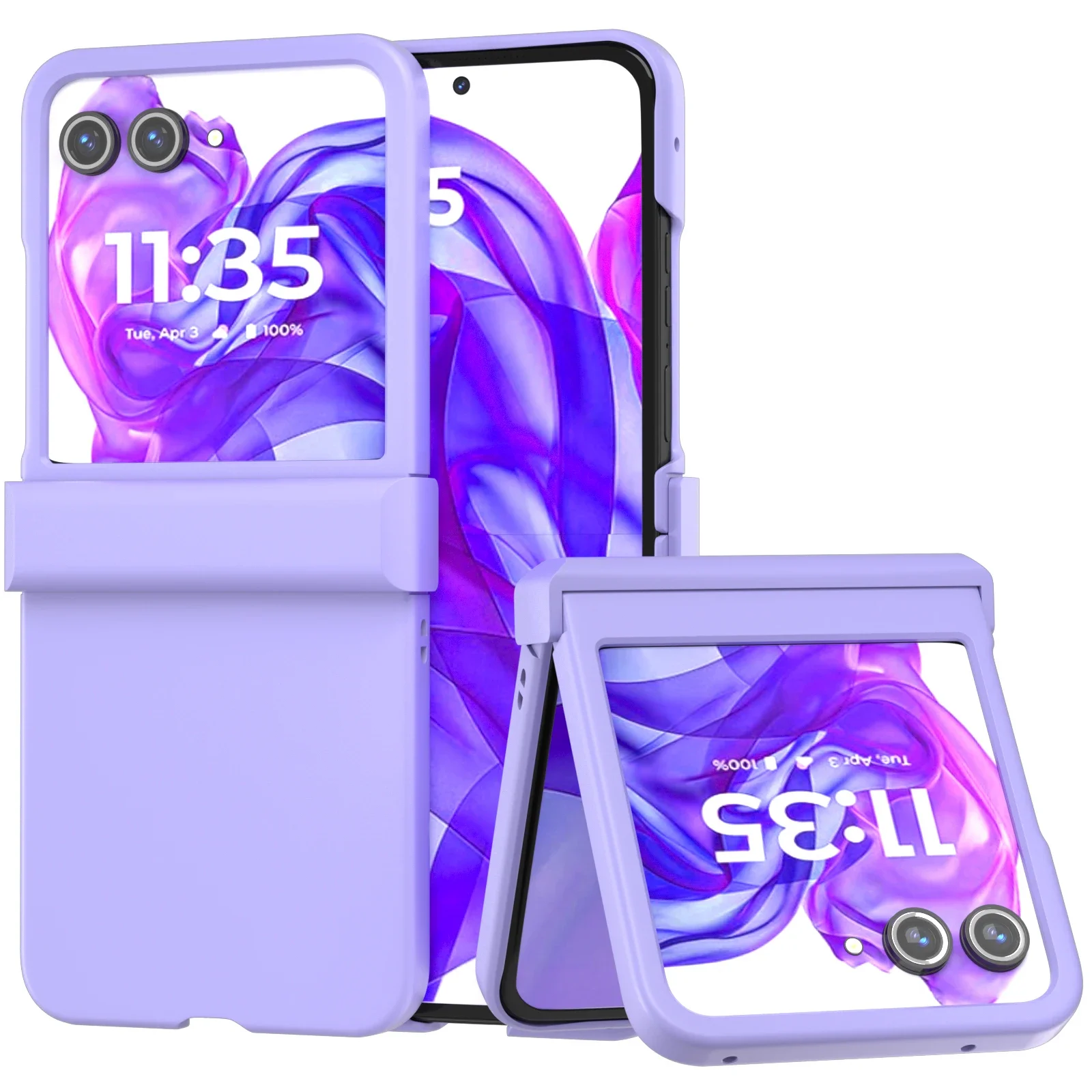 Slim Ultra Thin Hard Protective Candy Color Phone Case with Camera Guard