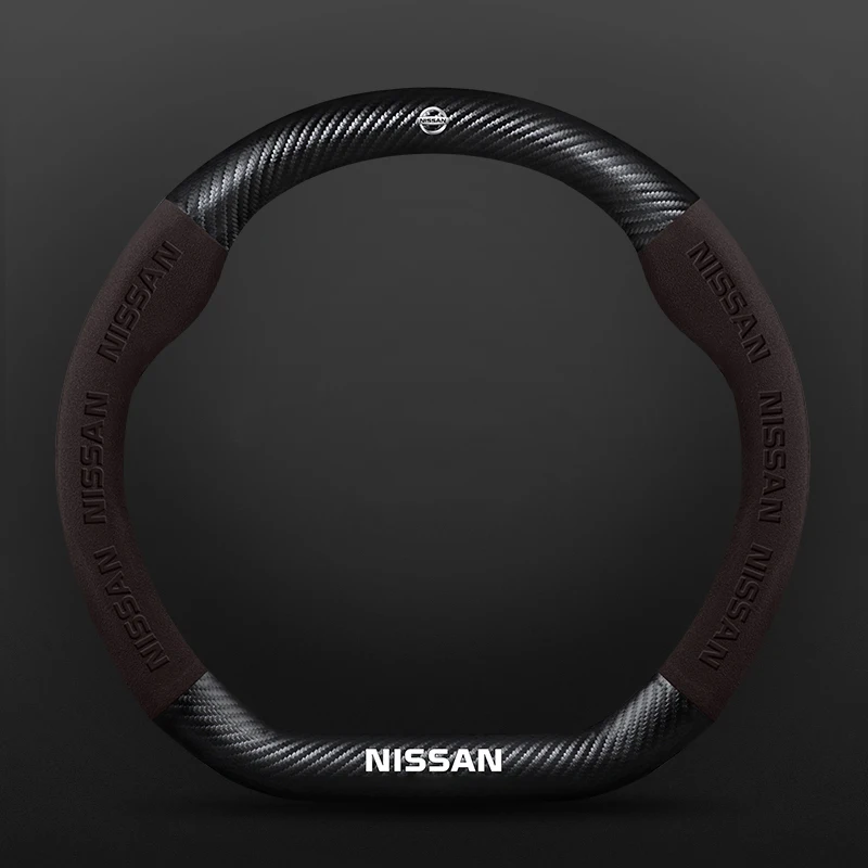 Housse De Volant En Daim Synthétique Pour Ford Kuga, Focus 2, C-Max, Transit (2005-2011) - Noir, Antidérapante