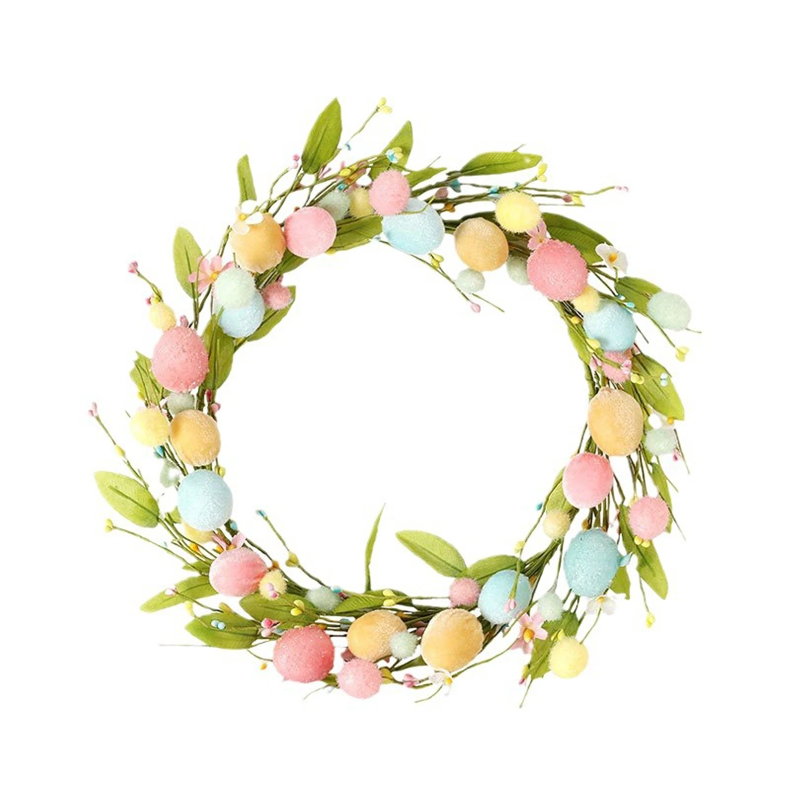 

Искусственный Пасхальный венок с яйцами, праздничный Декор для дома и ресторана, тонкая работа и прочность