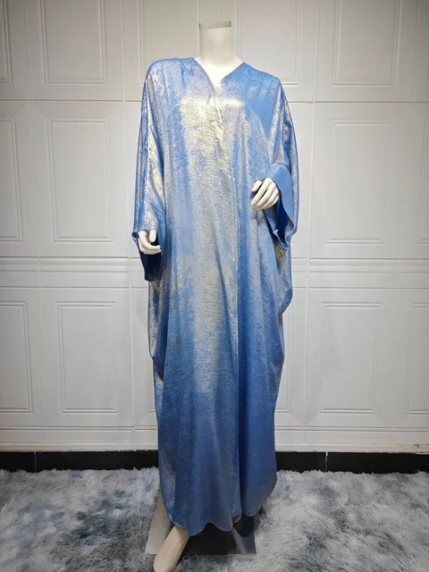 Abayas ouvertes en satin pour femmes musulmanes, kimono de luxe pour Ramadan, Turquie Kebaya Caftan Marocain Abaya Dubai Jalabiya, 2025