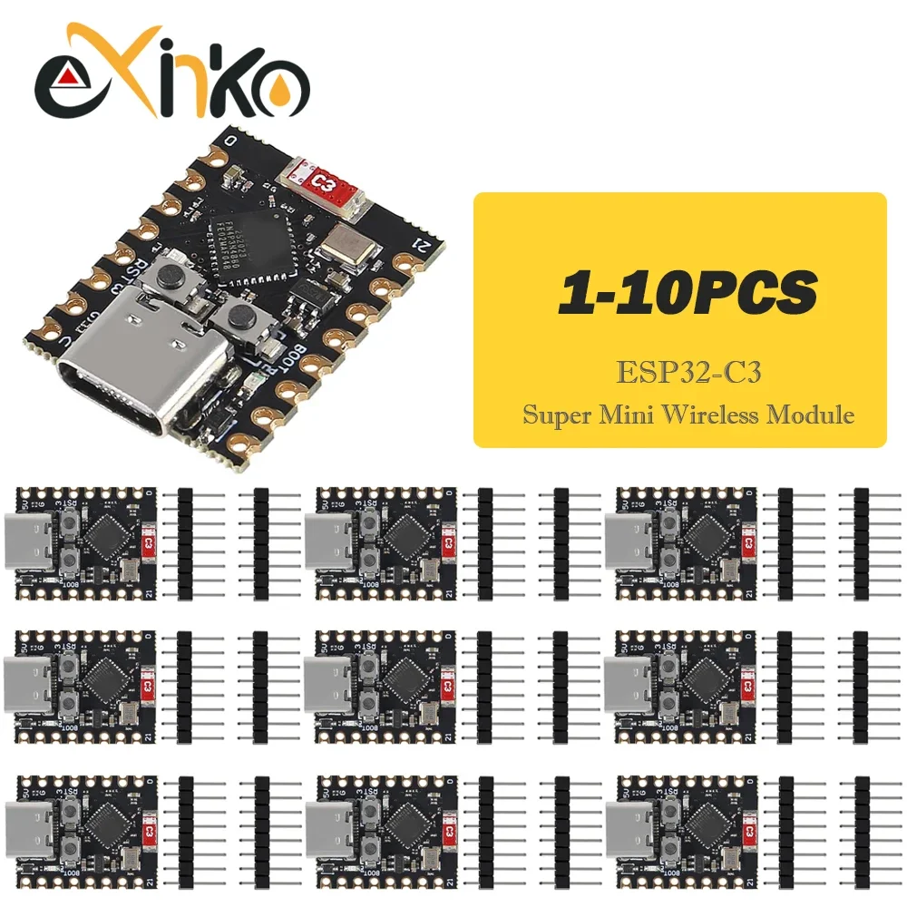 รูปสินค้า ESP32-C3 โมดูลพัฒนา WiFi Bluetooth 4MB Flash สำหรับโปรเจกต์ IoT