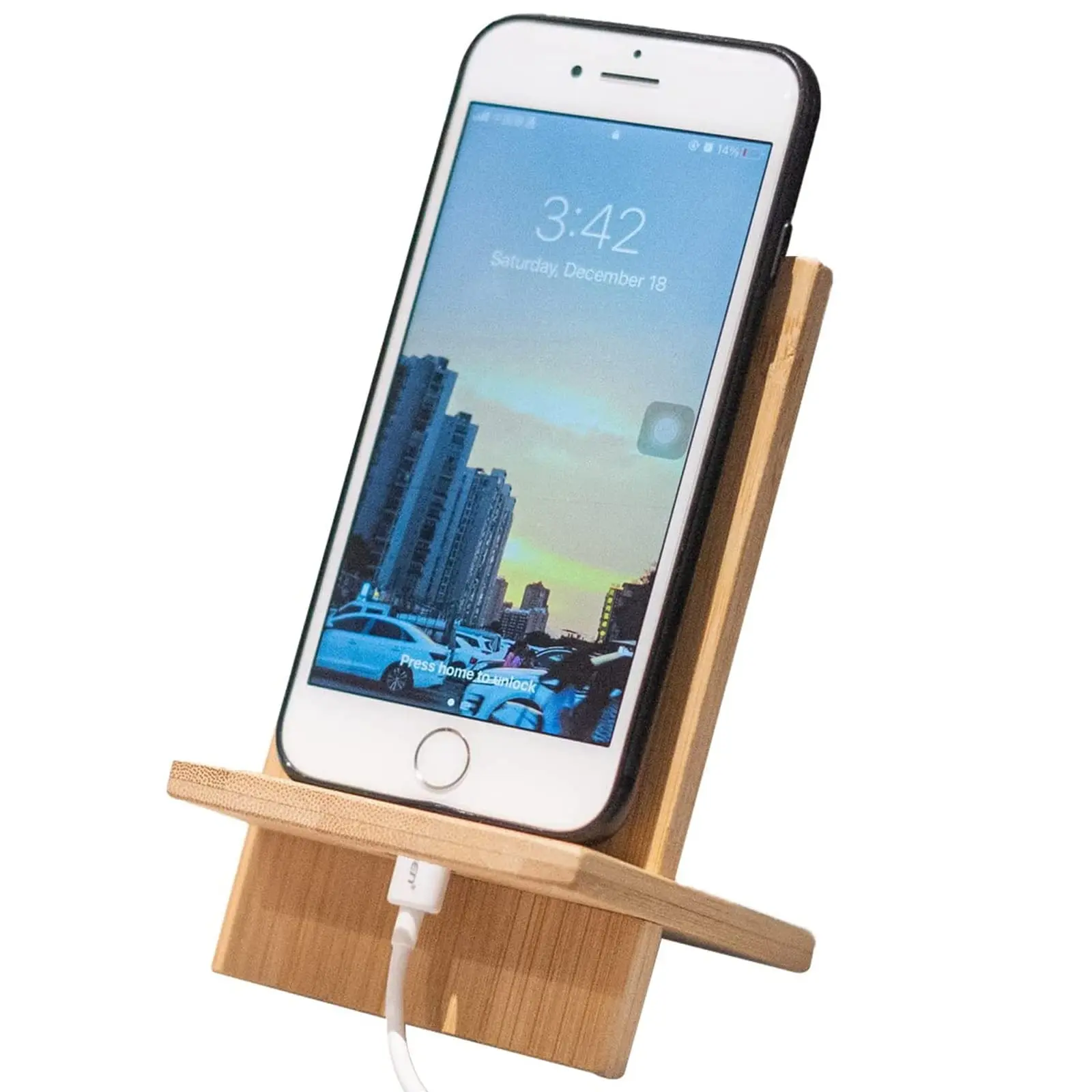 Деревянная подставка для сотового телефона, подставка для iPhone для офиса,  кухни, школьного стола, деревянная подставка для телефона, совместимая со  всеми телефонами | AliExpress