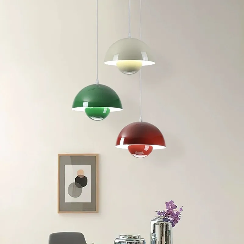 23cm Creative Chandelier Bedroom Study Restaurant Pendant Lights Decorative Lamp Multi-color Optional Modern Bud Indoor Lighting 4