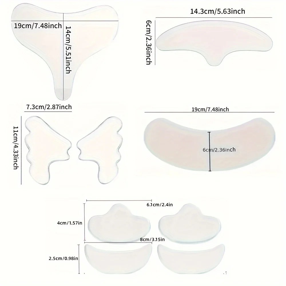 Silicone Face & Neck Lift Patches Anti Rimpel Pads Wrinkle Removal Sticker Face Forehead Neck Eye Sticker Pad Lifting Care