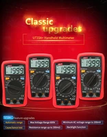 UNI-T UT33A+ UT33B+ UT33C+ UT33D+ Plus Pocket Multimeter Digital Ammeter Voltmeter Professional Resistance Measure Multi Meter 2