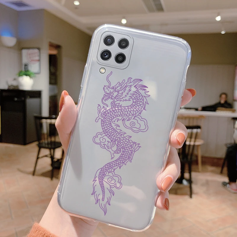 Clear Shockproof Cartoon Cute Silicone Phone Cover - Transparent