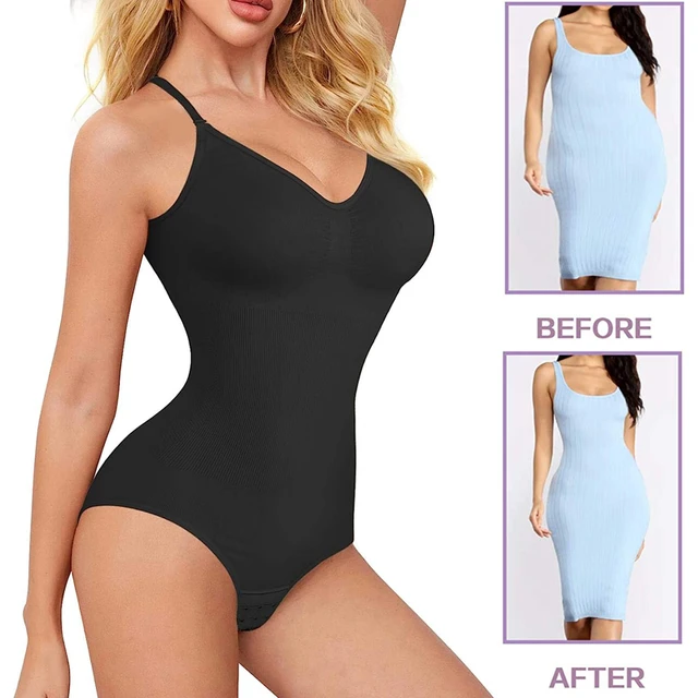 Women Bodysuit Camisole Shapewear Tummy Control Full Body Shaper Slimming  Sheath Butt Lifter Push Up Compress Abdomen Corset - AliExpress