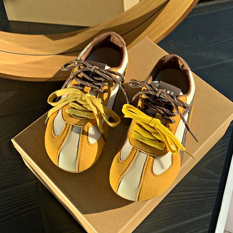 Women's Low Top Platform Skate Shoes Causal Dress Breathable Lightweight Non-Slip Sneakers Comfort Fit Walking Shoes for Lady 3