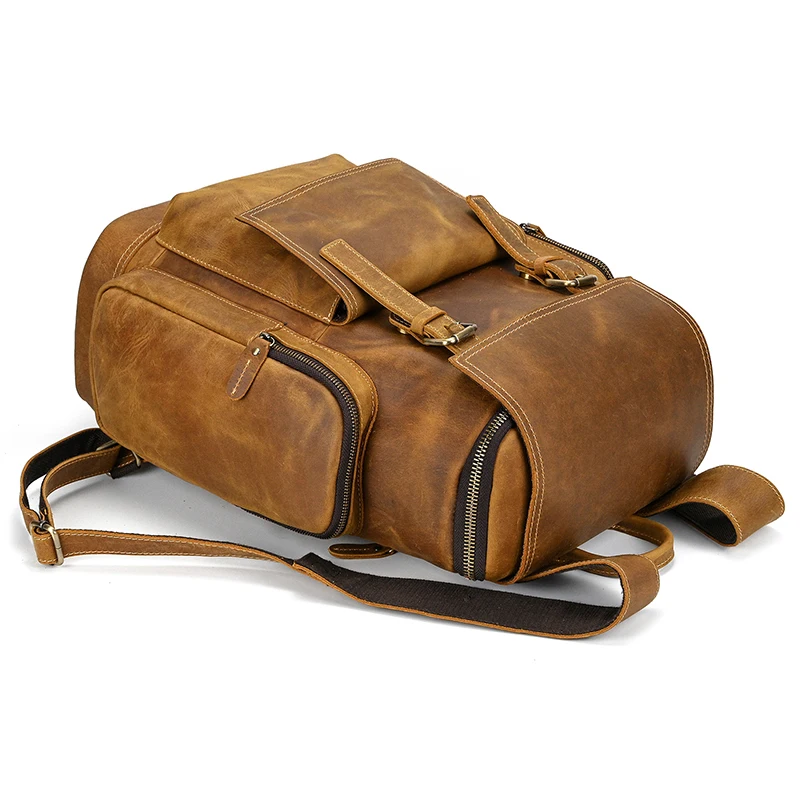 Large Premium Leather Backpack
