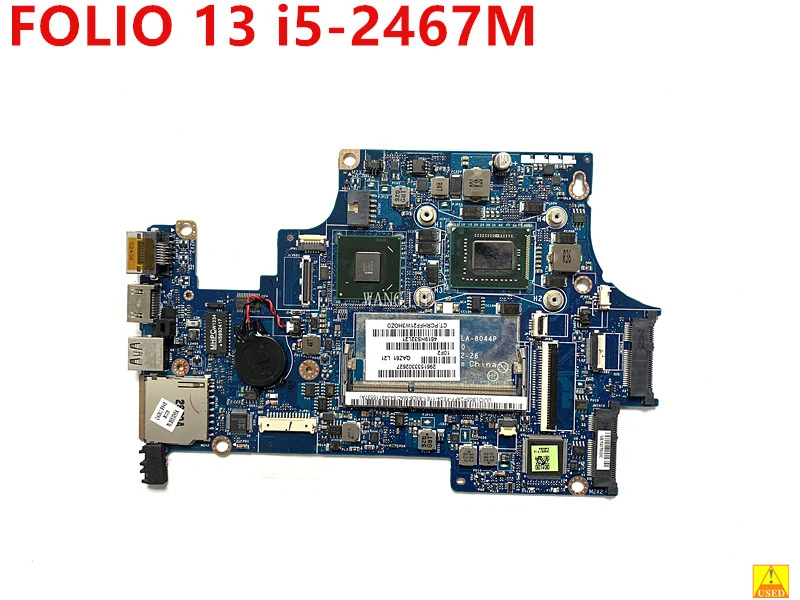 

Used FOR HP FOLIO 13 Motherboard LA-8044P i5-2467M HM65 GMA HD3000 682564-001 DDR3 100% Working