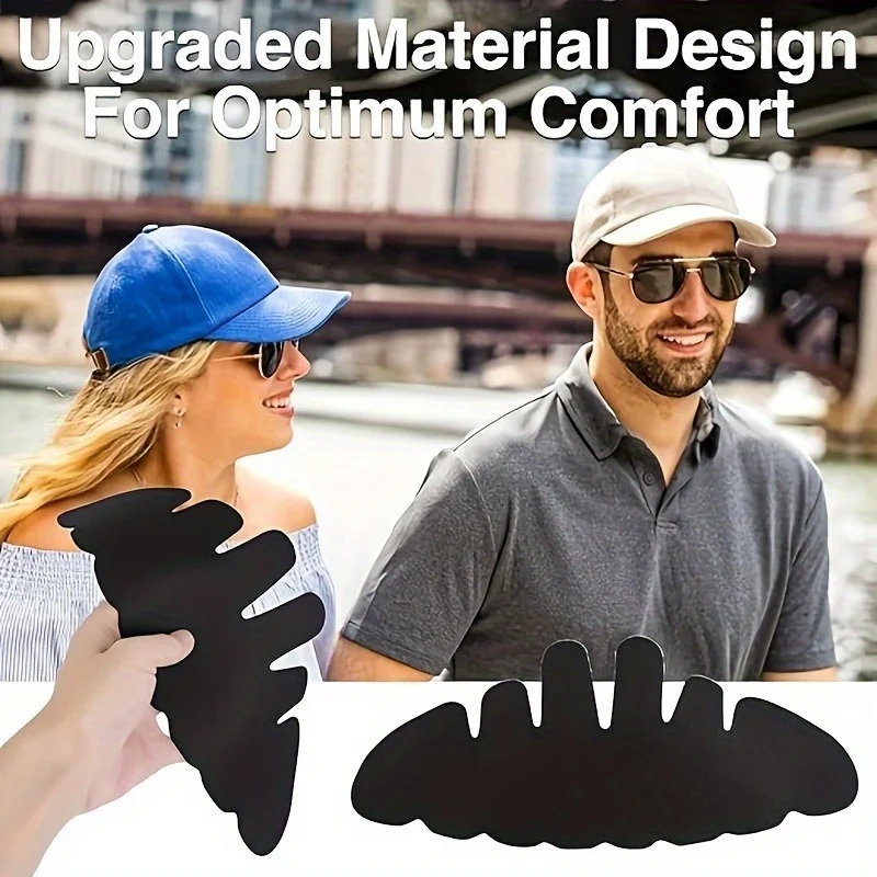 5pcs Baseball Cap Sweat Liner Absorbent Pads Insert,Outdoor Hard Hat Sweatband, for Sports Cap Wide Brim Caps - All-season, Knit