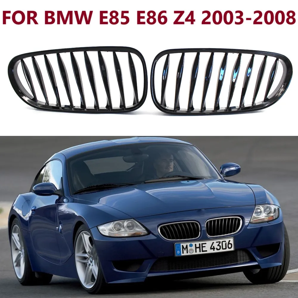 

Front Bumper Center Kidney Grille Grills Black for BMW E85 E86 Z4 coupe 3.0SI 2002 2003 2004 2005 2006 2007 2008 Car styling