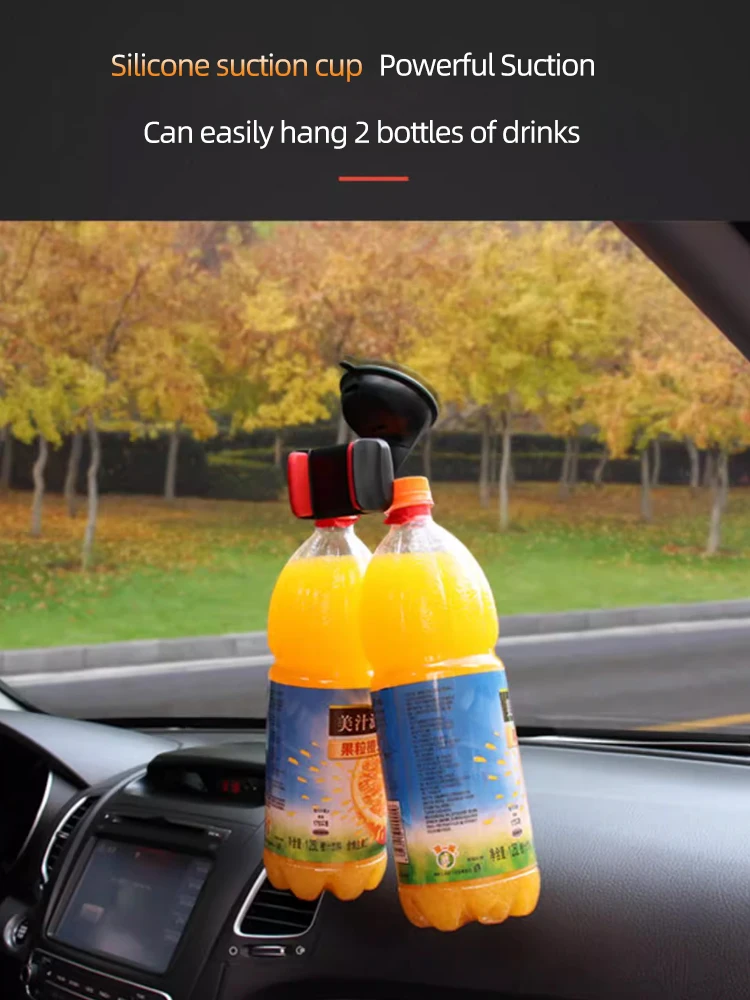 Car Phone Holder Mount Strong Suction Cup For Windshield and Dashboard For iPhone 15 14 13 Pro Max Samsung Xiaomi All Smartphone