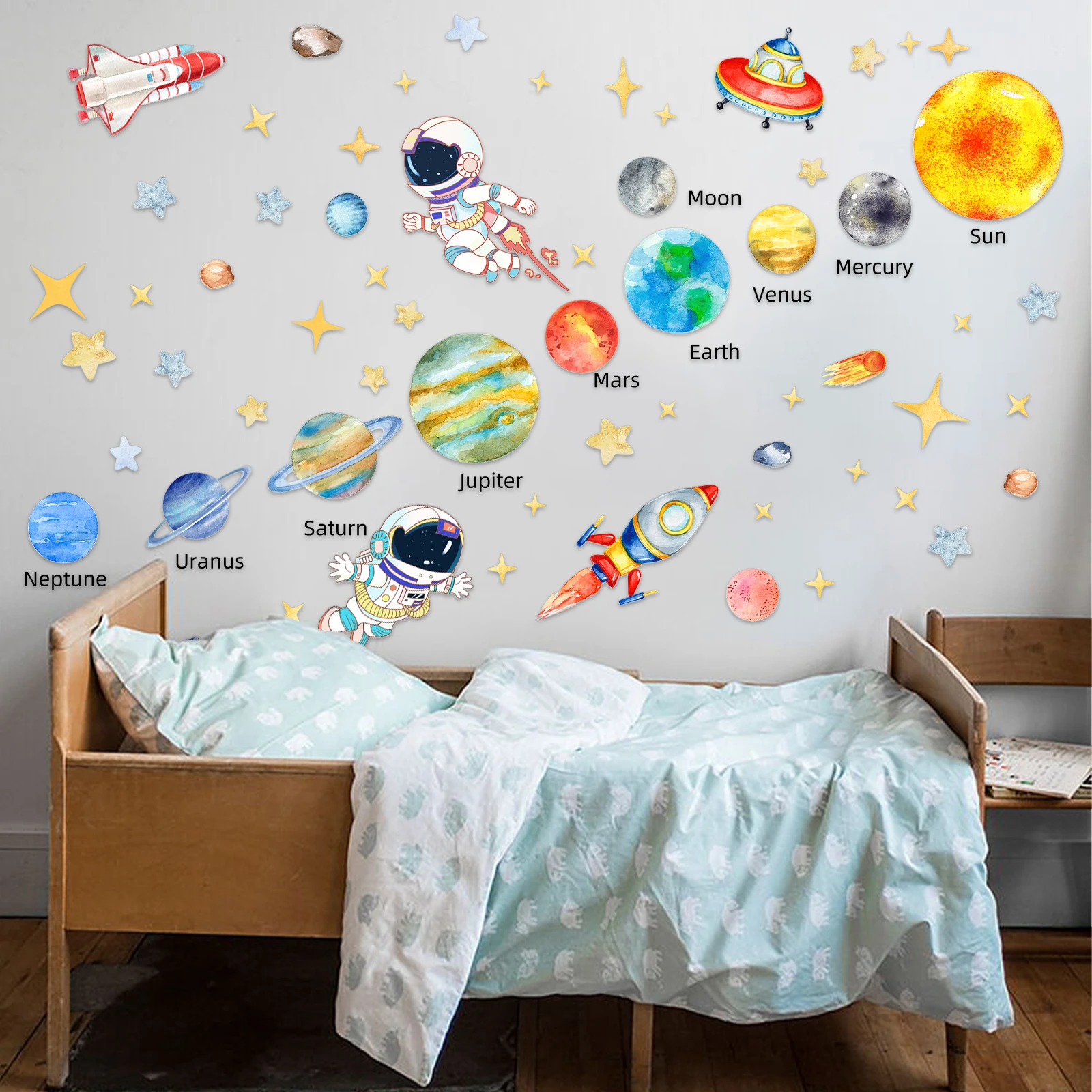 Solar System Kids Wall Stickers 2