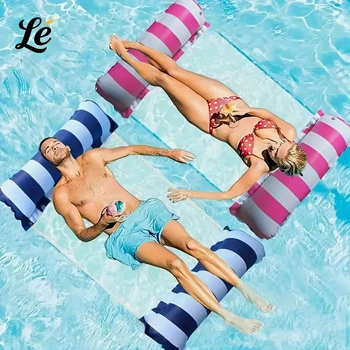 Amaca gonfiabile per piscina reclinabile con amaca ad acqua 4 in 1 Galleggianti per piscina gonfiabile per feste per adulti Resto per acqua Piscina galleggiante per piscina Fila galleggiante 1