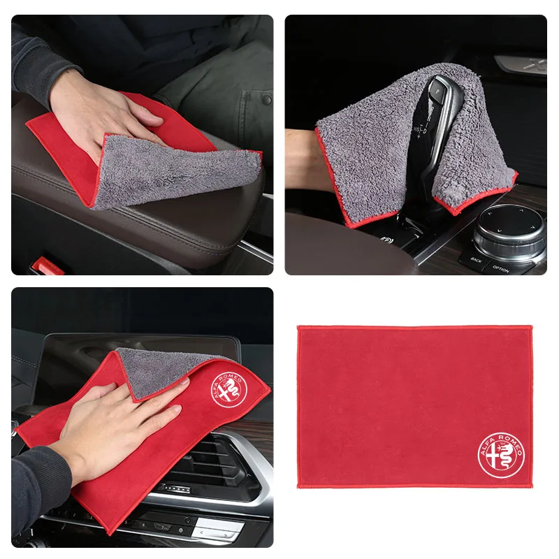 Premium Suede Microfiber Car Wash Towel & Cleaning Cloth