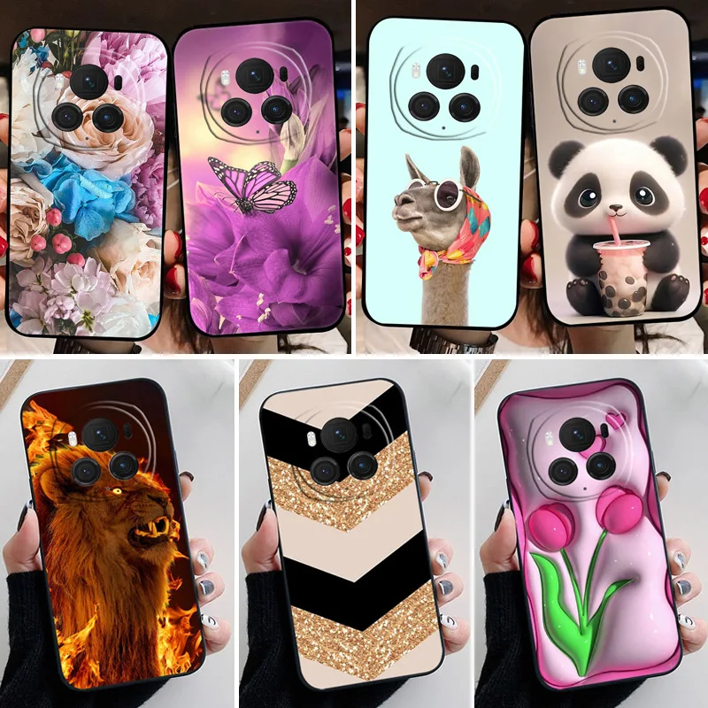 Lovely Cartoon Flower Slim Soft Silicone Phone Case Cover