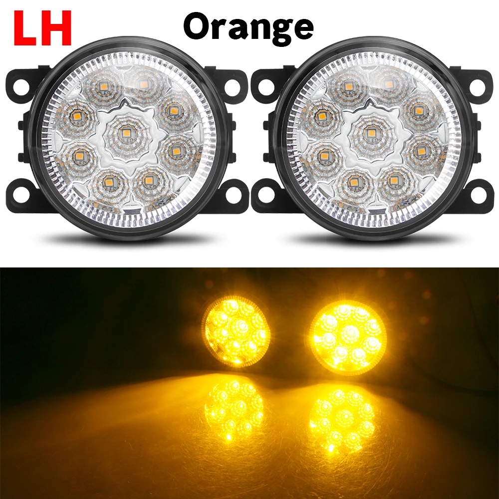 2 X Car LED Fog Light Assembly 30W 6000LM Fog Daytime Running Lamp DRL For Fiat  Tipo Wagon Hatchback Tipo Cross 2015 2016 2017 - AliExpress