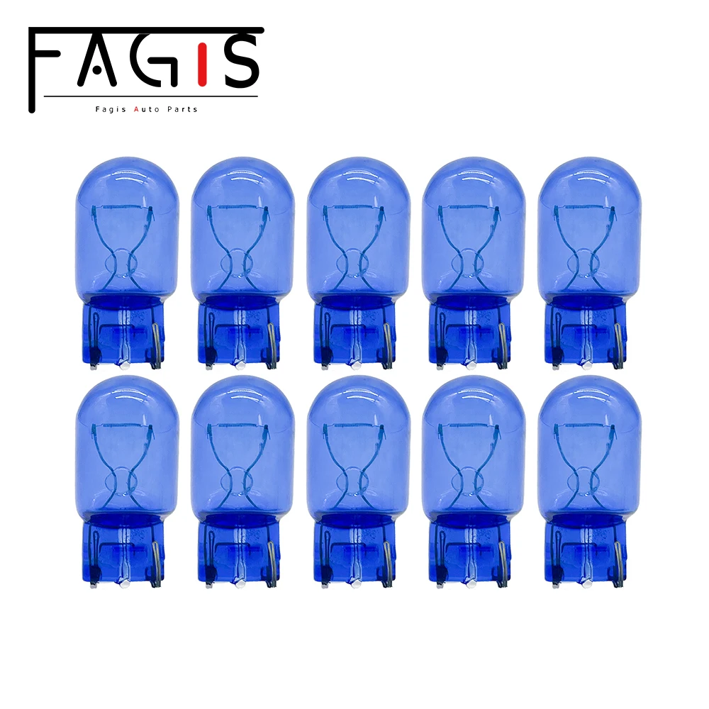 Fagis 10 Pcs T20 7440 7443 W21W W21/5W 12V 21W 21/5W ڿ Ķ  극ũ   ȣ  ڵ ҷΰ 