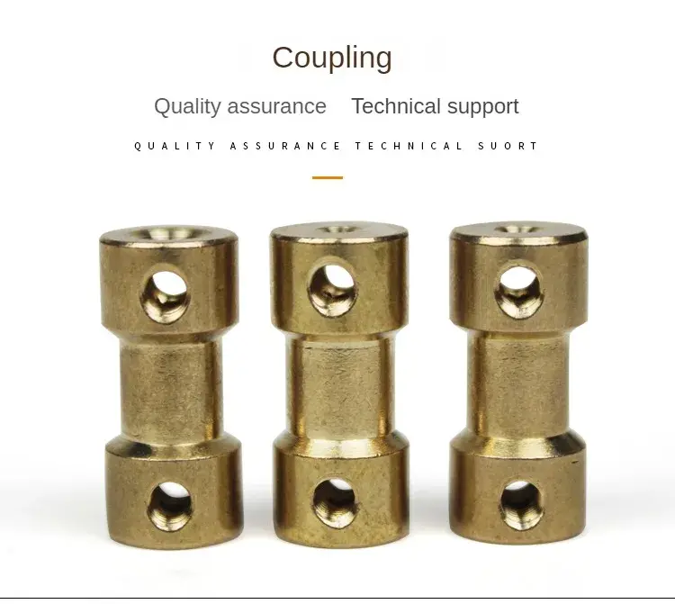 10PCS D9*L20 2mm/2.3mm/3mm/3.17mm/4mm/5mm/6mm Brass Flexible Motor Shaft Coupling Coupler Motor Transmission Connector image 2