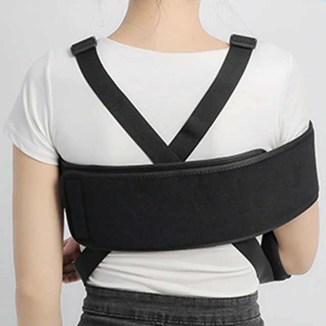 Elbow Brace Support Shoulder Sling Immobilizer Brace Broken Fractured Arm Strap Injury Sprain Arm Brace Sling Pain Relief 6