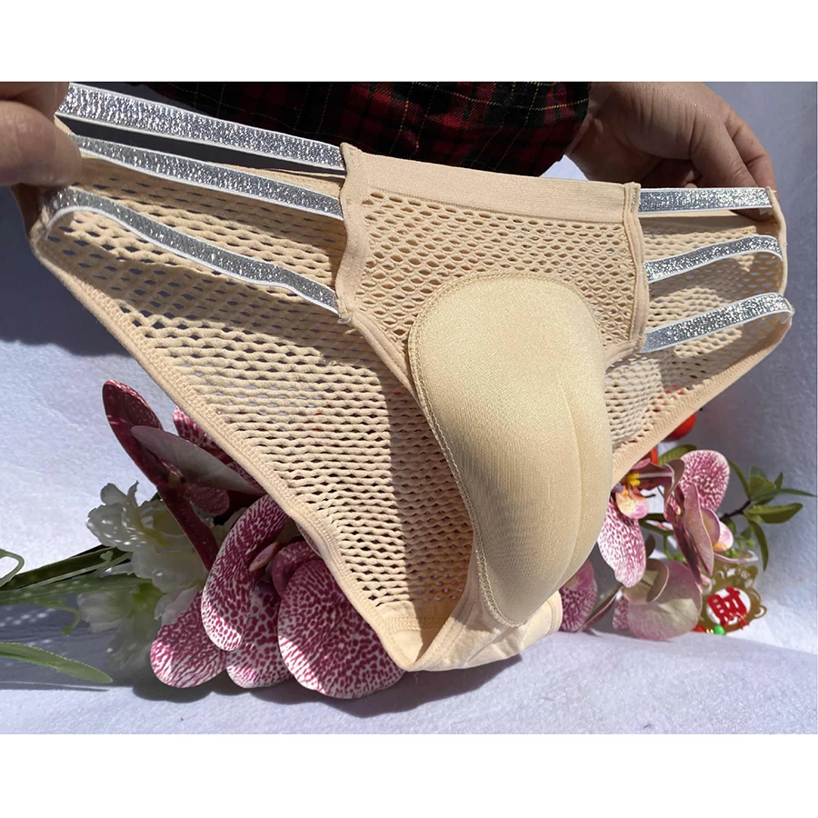 Mesh Breathable Camel Toe Control Panty Fake Vagina Underwear Sissy Panties Drag Queen Transgender Crossdresser