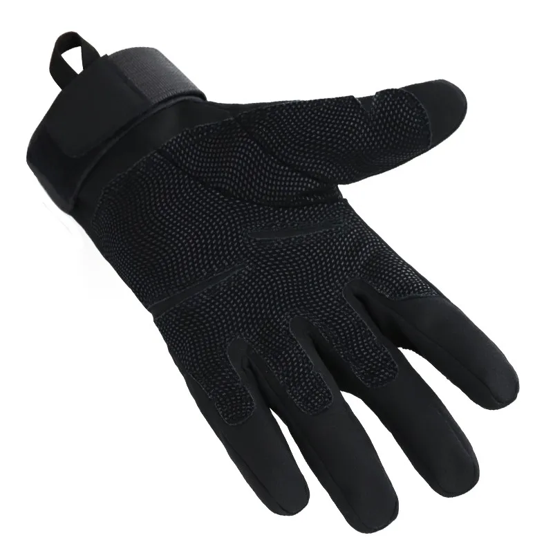 Outdoor Tactical Full Finger Bicycle Antiskid Cycling Gloves Men Women Paintball Shooting Airsoft Combat Protection Glove 6