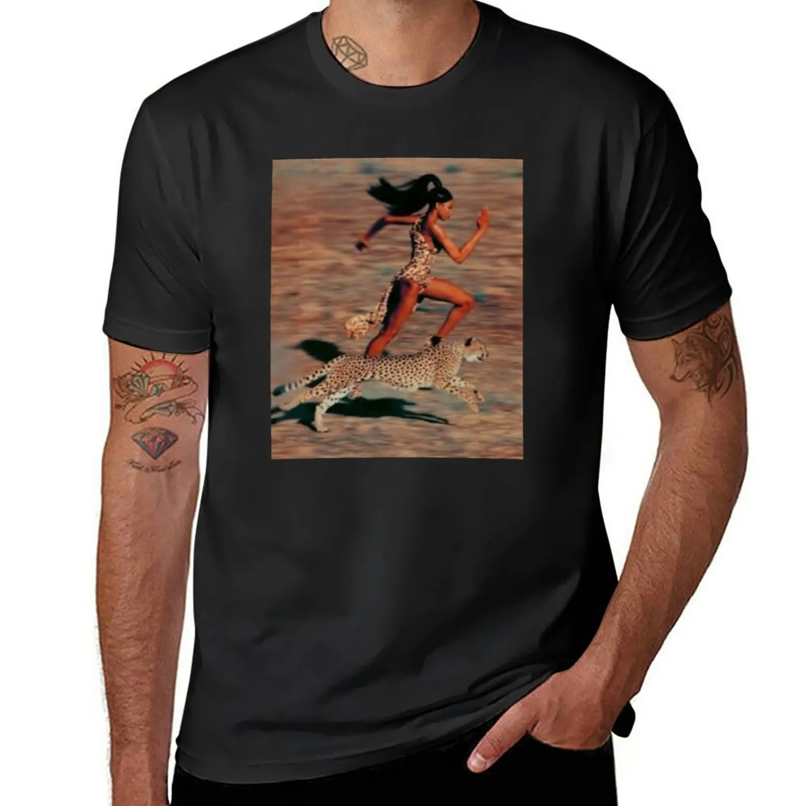 

faster T-Shirt kawaii clothes Short sleeve tee cute clothes T-shirt men