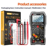 Digital Multimeter Voltage Tester Voltmeter SZ06 SZ308 TRMS 2000 Counts Auto-Ranging Ohm Volt Amp Meter Measuring AC/DC Voltage 1