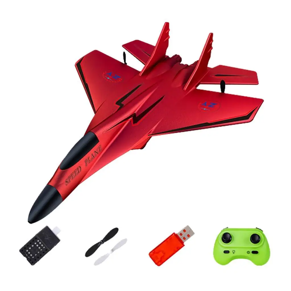 RC Plane, 2 Channels Remote Control Airplane, Ready to Fly EPP Aircraft, Night