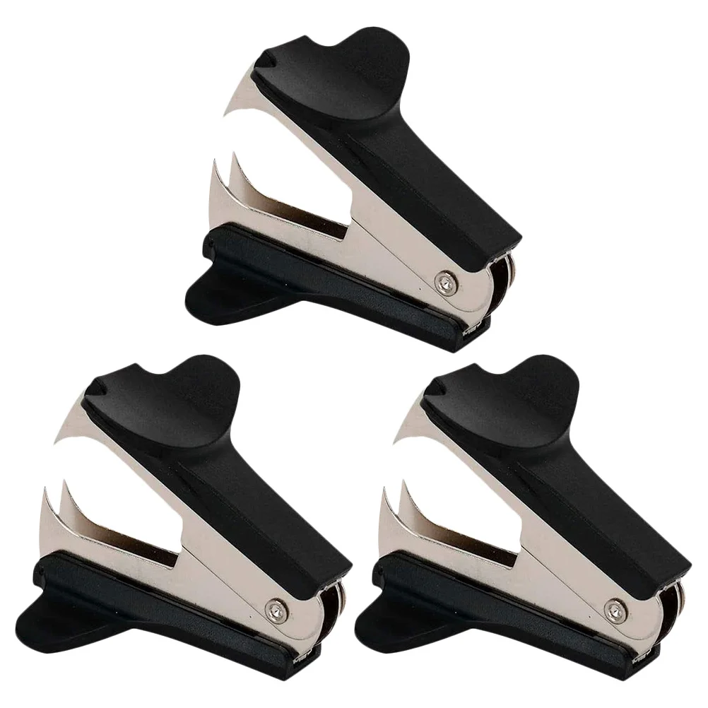 3Pcs Portable Staple Puller Removal Tool Silent for Office Classroom Desk Universal Staples Puller Staple Remover