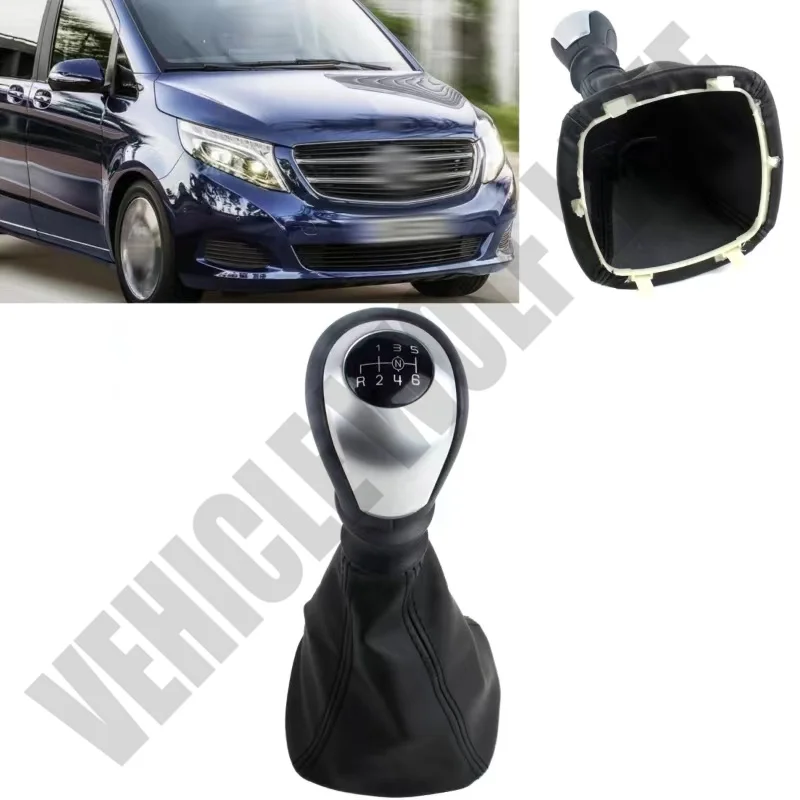 

Для Benz W447 V200 V220 2014 2015 2016 2017 2018 2019 автомобильный Стайлинг 6-скоростная ручка переключения передач с полиуретановым чехлом автомобильные аксессуары