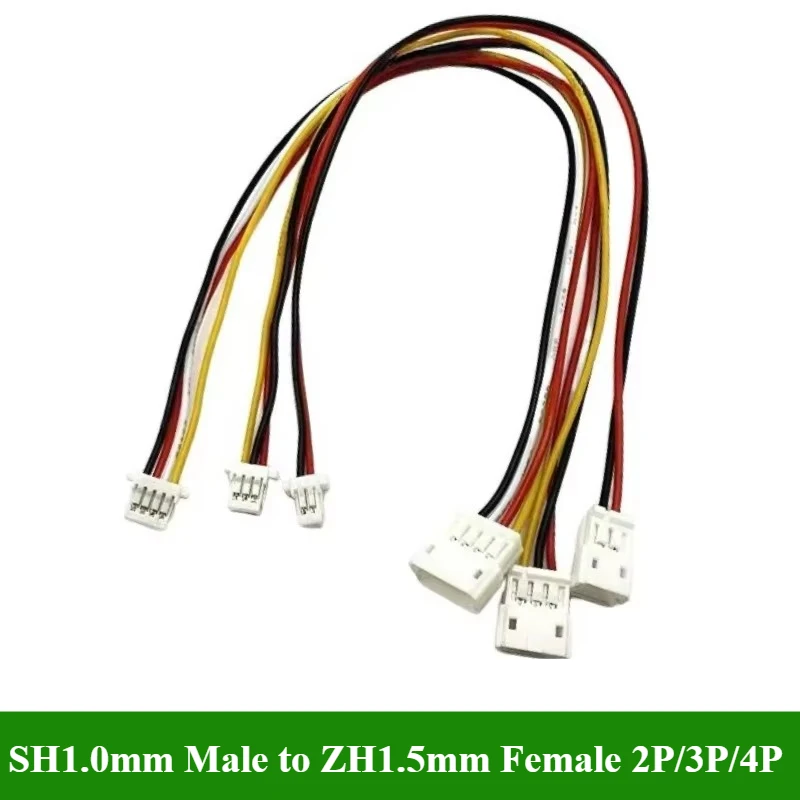Lot de câbles connecteurs de ligne 15cm 28AWG gris/vert en vrac, vue d'ensemble pour simulateurs de formation.