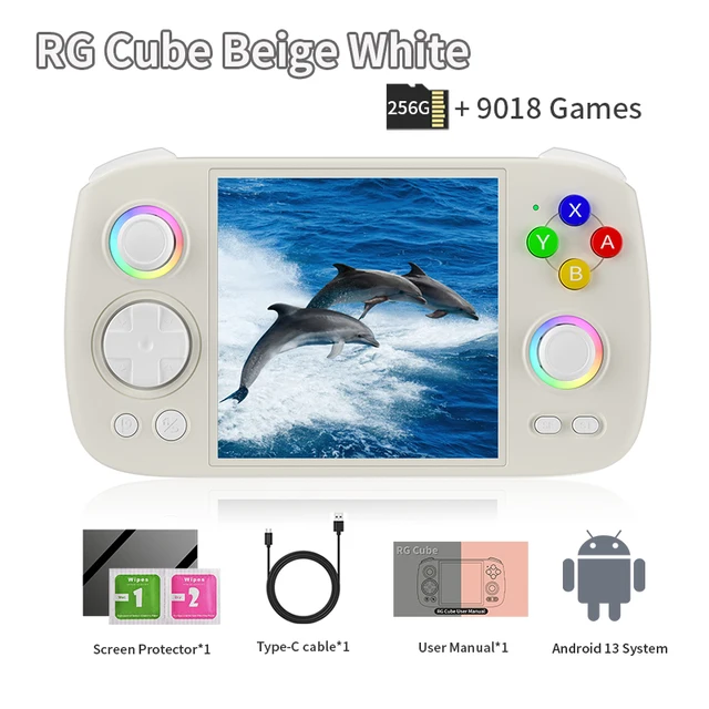 ANBERNIC RG Cube Handheld Game Console 3.95'' IPS Multi-touch
