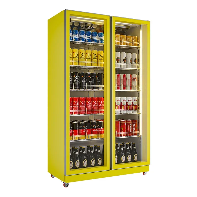 Light luxury bar chiller refrigerator beverage showcase sub zero beer fridge