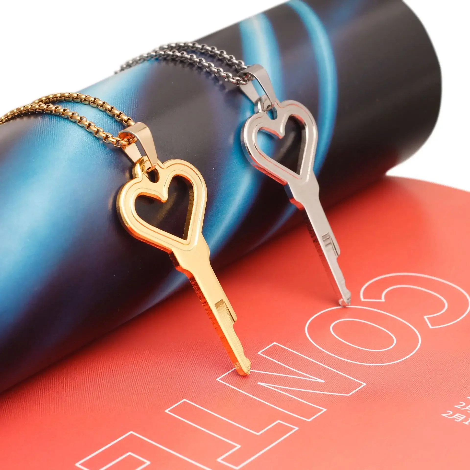 Heart Shaped Chastity Cage Key Necklace Accessory Fits All Cock Cages Integrated Locks Key Holder Sex Toys Adult Games Gifts penis chastity cage,chastity lock sex toy,chastity cage accessory