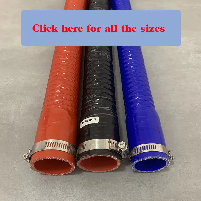 63mm 76mm Tubo de Expansión Flexible de Admisión de Aire Modificado