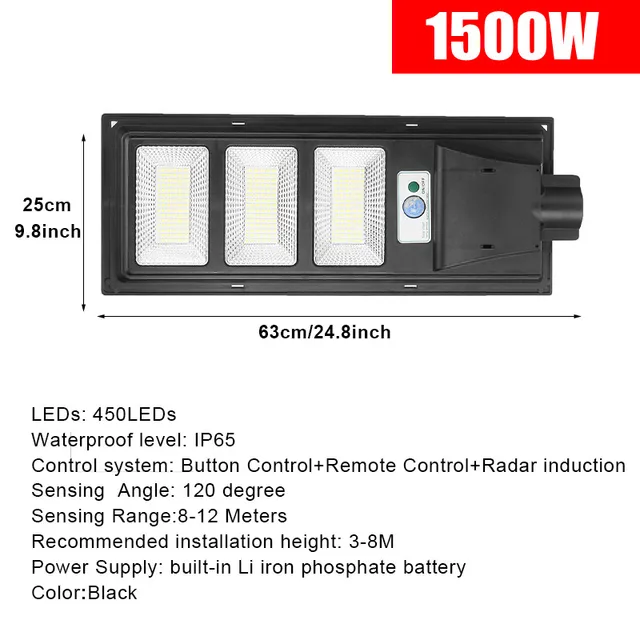 1500W 450LED