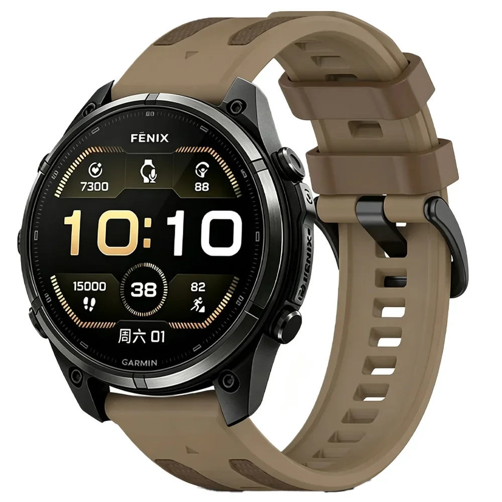 Durable Silicone Quick Fit Watch Strap, 22mm/26mm - Premium Smartwatch Accessory