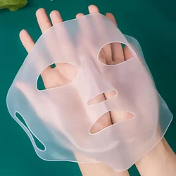 Silicone Face Mask for Women - Moisturizing & Firming Anti - Wrinkle Gel Sheet (1PC White)