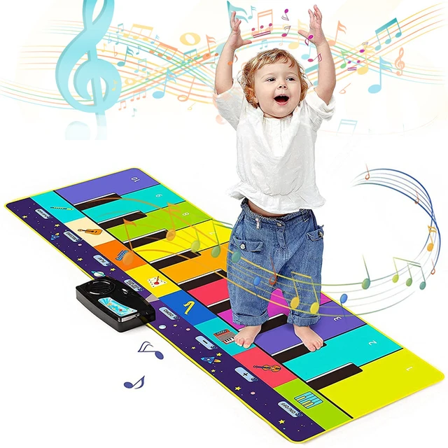 Tapete Musical para Bebês, Teclado Piano, Instrumento Musical, Cobertor,  Toque, Jogos Educativos, Brinquedos Montessori, Presentes para Crianças,  Chão - AliExpress