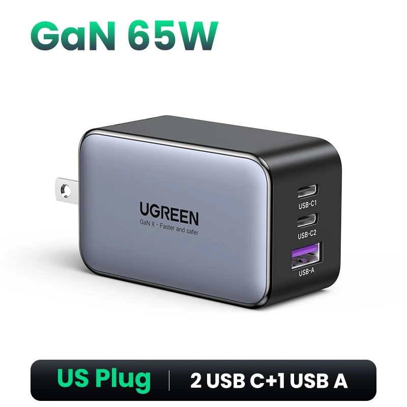 3 Ports GaN 65W US
